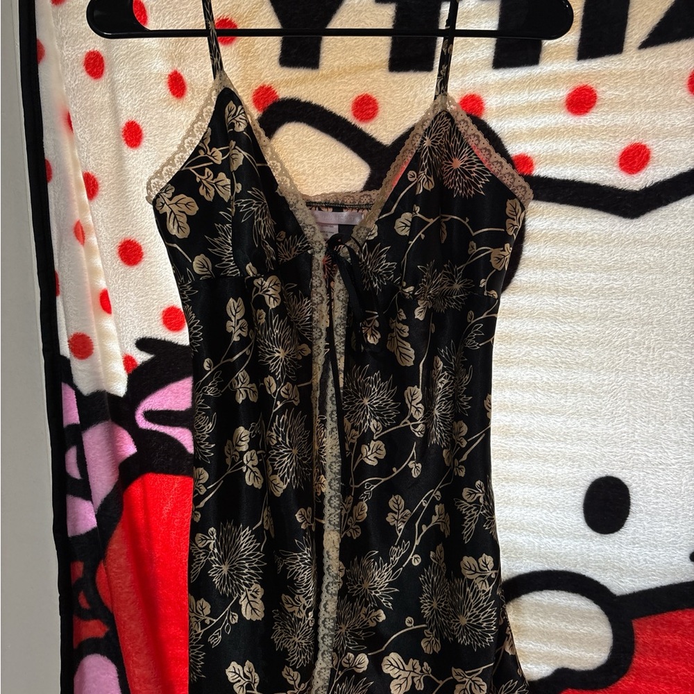 Floral Black and Gold lingerie dress from Victoria’s Secret